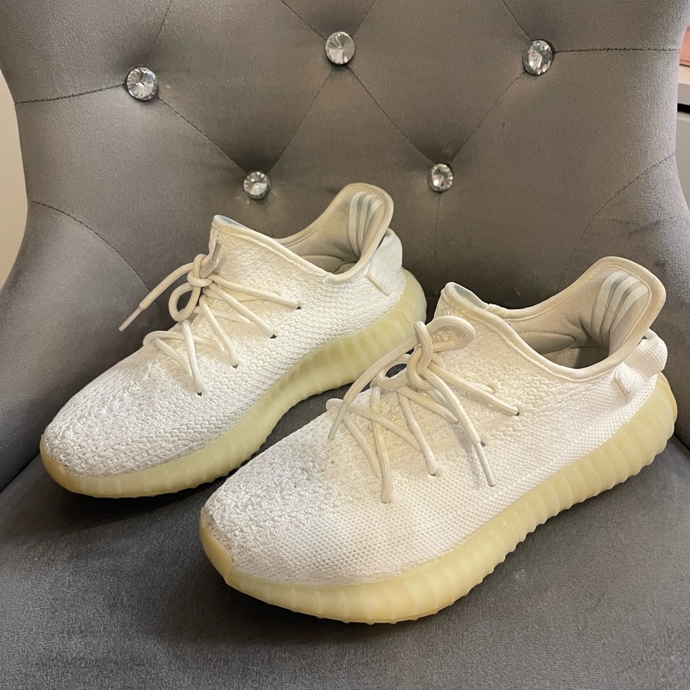 adidas Women's White Yeezy Sneakers